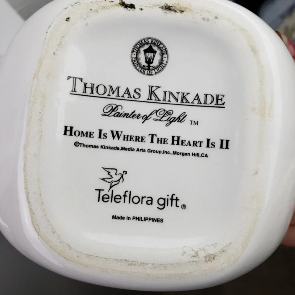 Thomas Kinkade Home is Where Heart Is Tea Pot